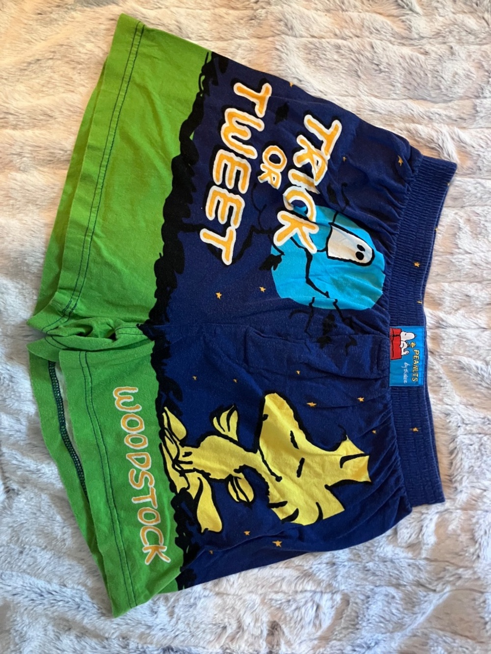 Peanuts "Trick or Tweet" Woodstock Boxers *RUNS SMALL*